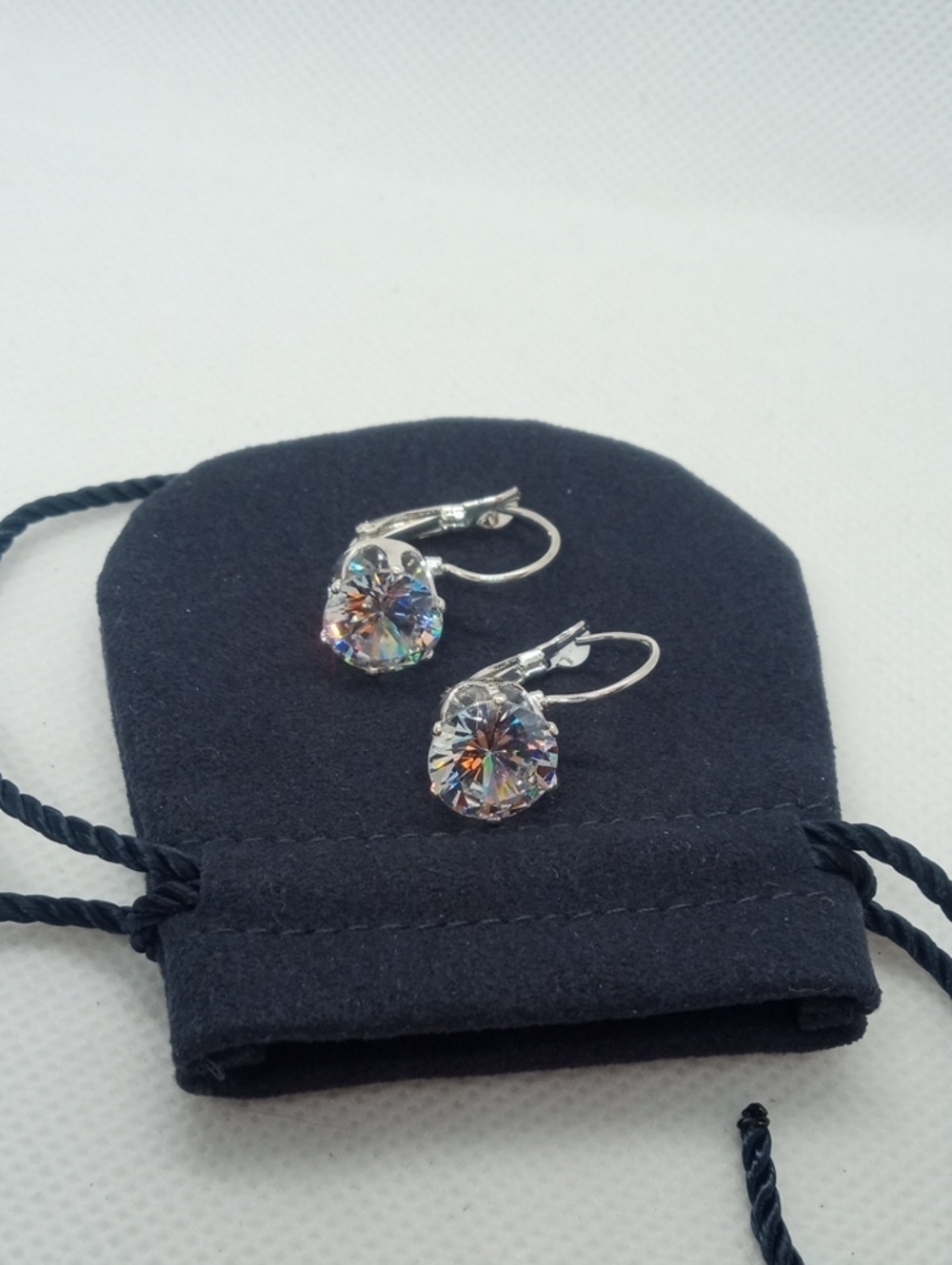LARGE ZIRCONIA EARRINGS